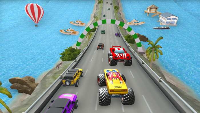 Monster Truck Driver 3D Games