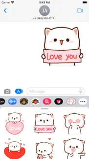 cute mochi sticker - wasticker iphone screenshot 1