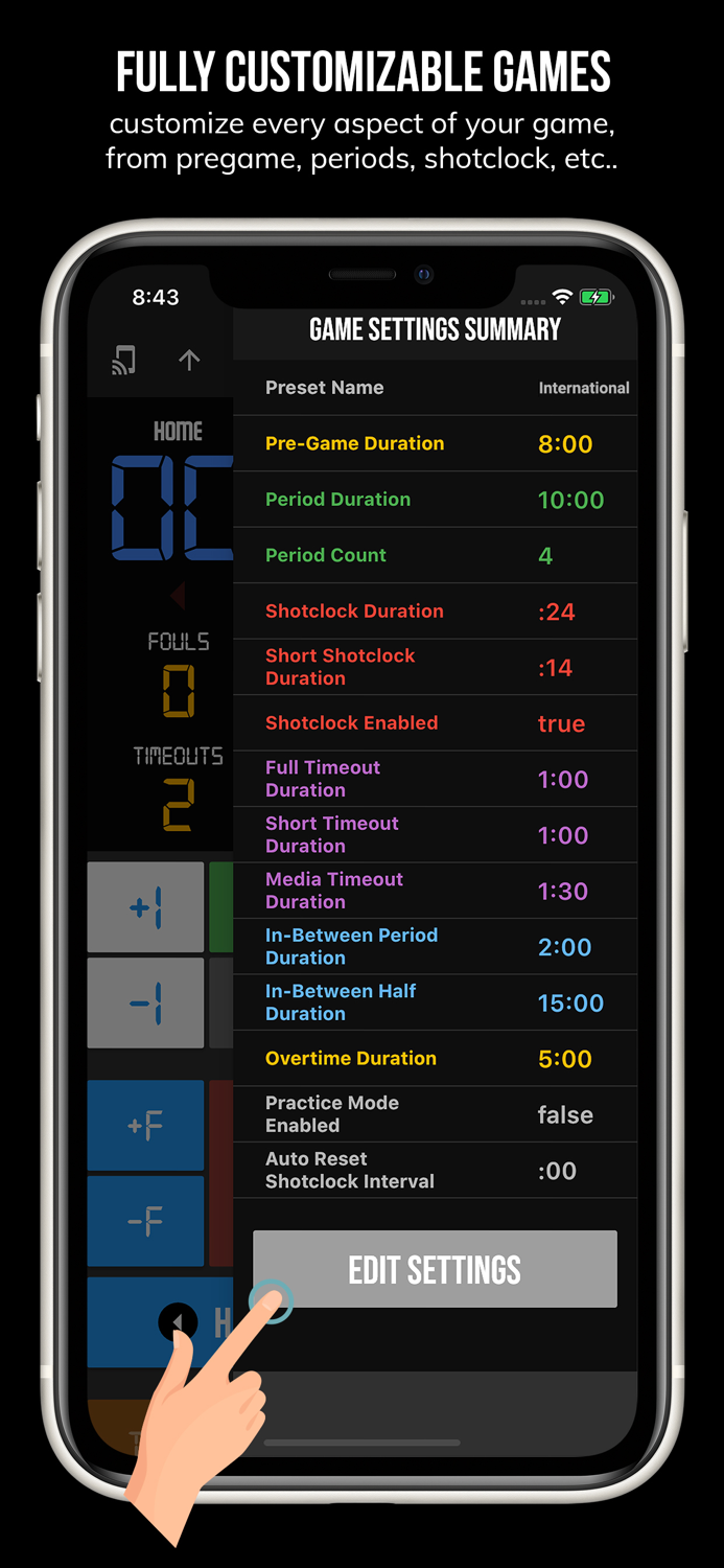 BT Basketball Controller