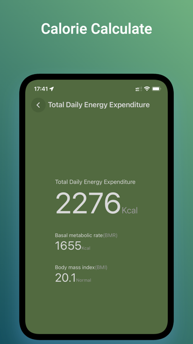 Fitness & Health Calculator Screenshot