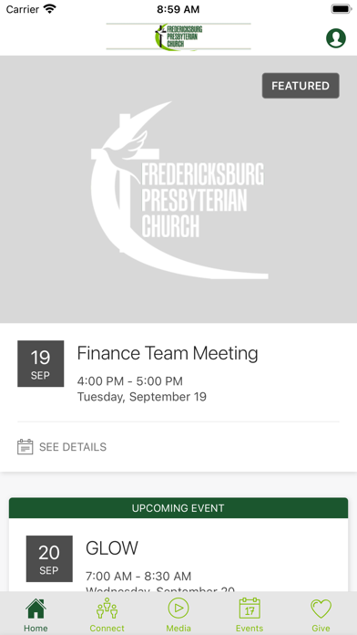 Fredericksburg Presbyterian Screenshot