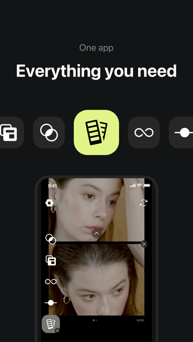 NOIR - Personalized Camera Screenshot