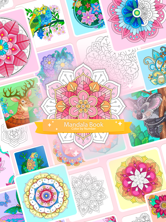 Screenshot #4 pour Color by Number – Mandala Book