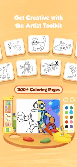 Game screenshot bekids Coloring- Draw & Paint hack