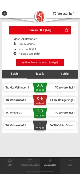 Game screenshot TC Weissenhof hack