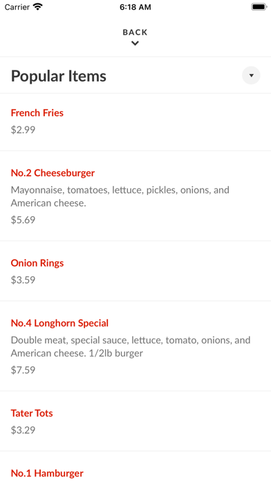Top Notch Hamburgers Screenshot