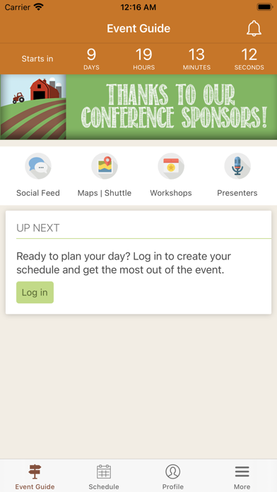 MOSES Organic Conference Screenshot