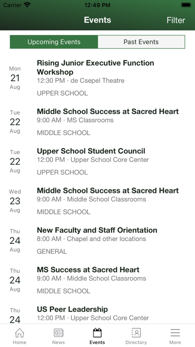 Sacred Heart Greenwich Screenshot