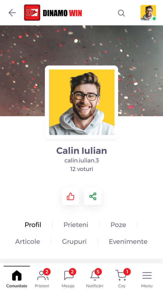 #2. DinamoWin (iOS) Ved: DinamoWin Social Marketplace SRL