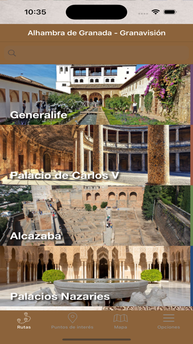 ALHAMBRA AUDIOGUÍA GRANAVISIÓN Screenshot