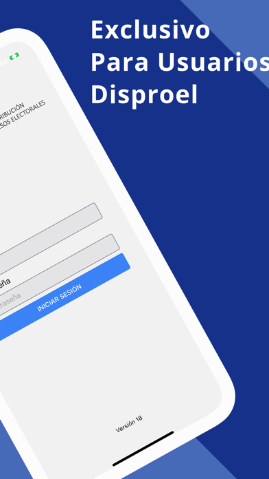 DISPROEL APP CONTROL Screenshot