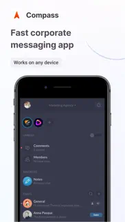 compass - business messenger iphone screenshot 1