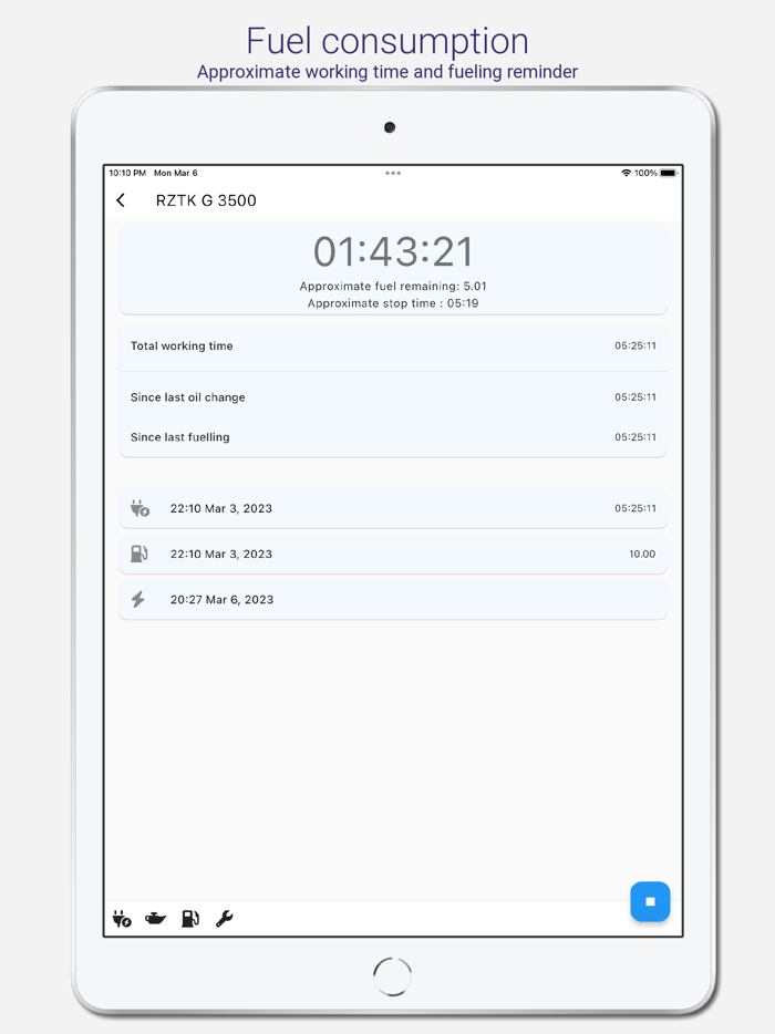 Generator log