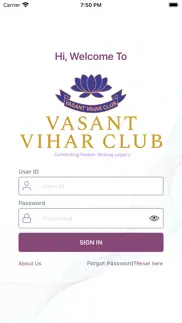 vasant vihar club iphone screenshot 2