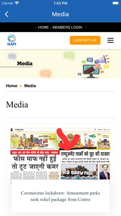 IAAPI Screenshot