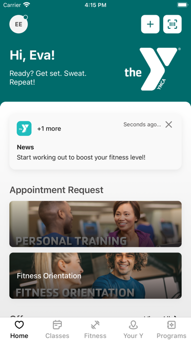 North Shore YMCA Screenshot