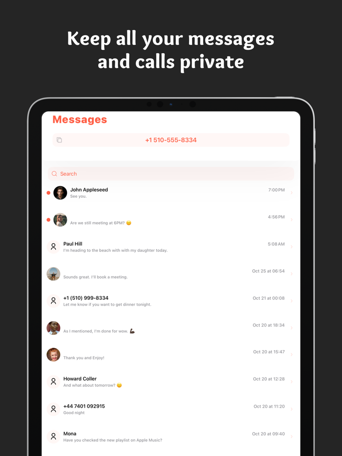 Private Texting by Texter