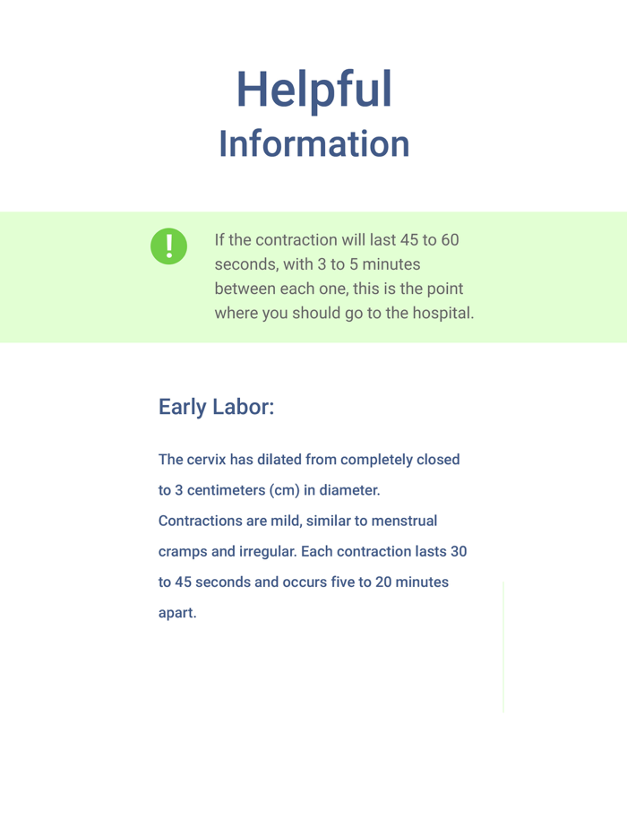Contraction Timer Kick Counter