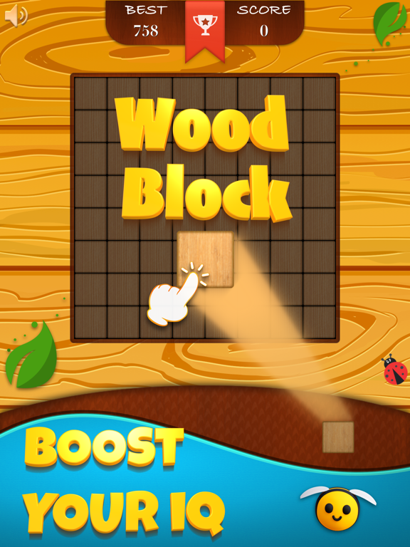 Screenshot #4 pour Wood Bloc Puzzle : Jeux de IQ