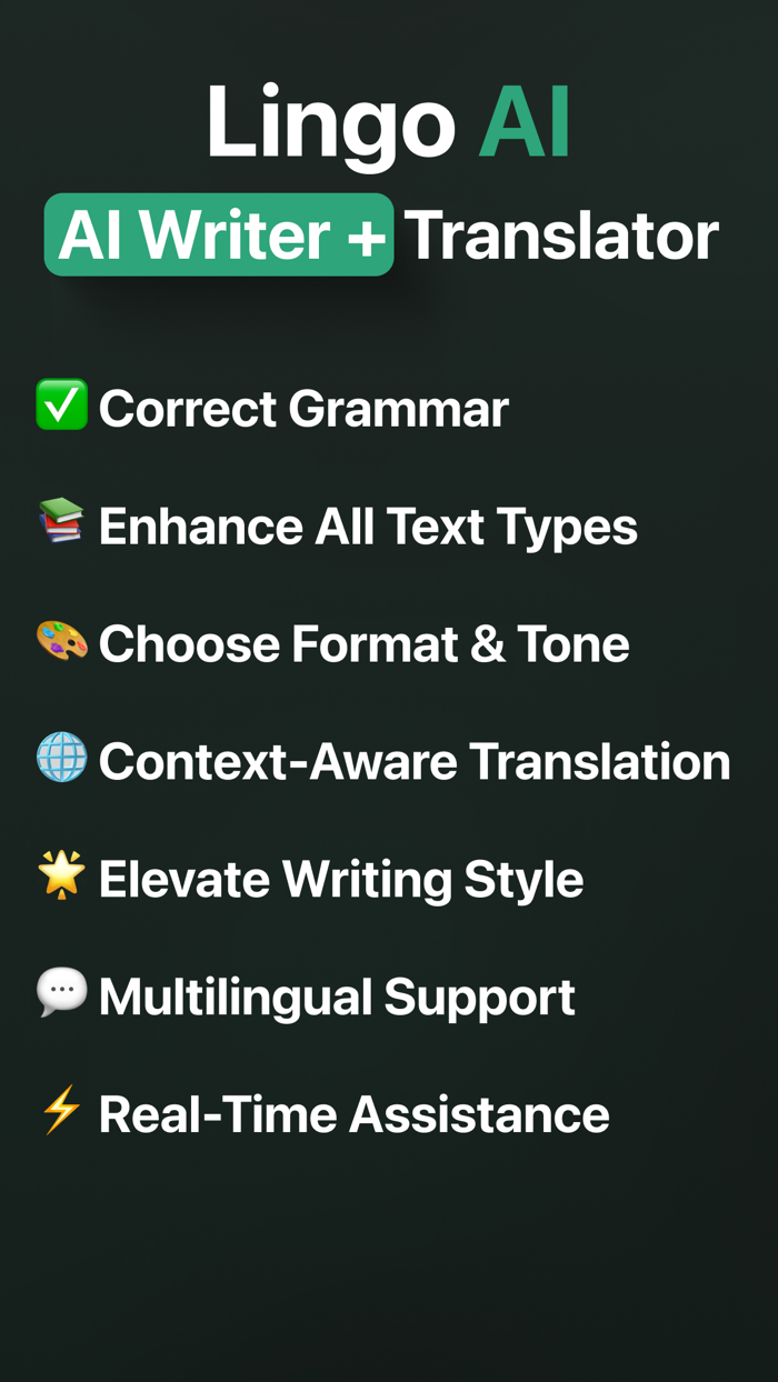 Lingo AI Improve and Translate