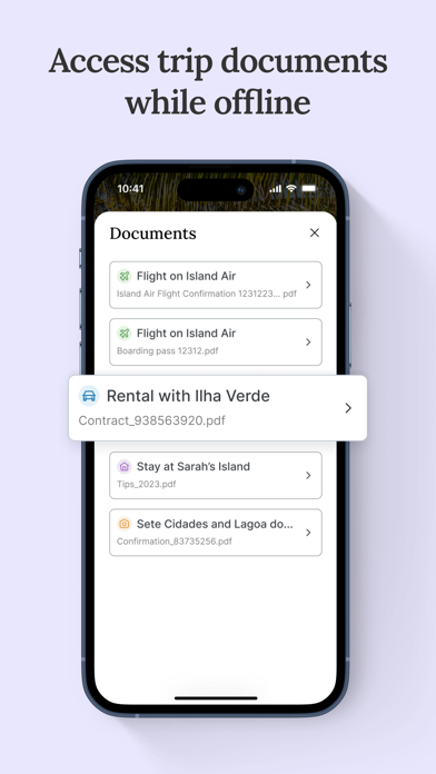 Itineraries by TravelJoy Screenshot