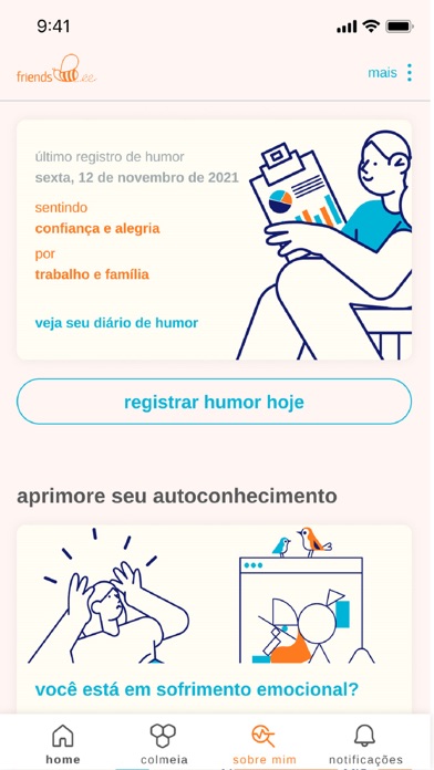 friendsBee Screenshot