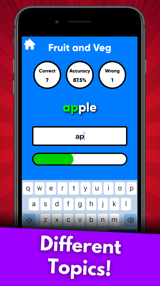 #3. Speed Typing Test - Type Fast! (iOS) 由: DH3 Games