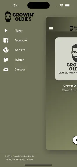 Game screenshot Growin' Oldies Radio apk