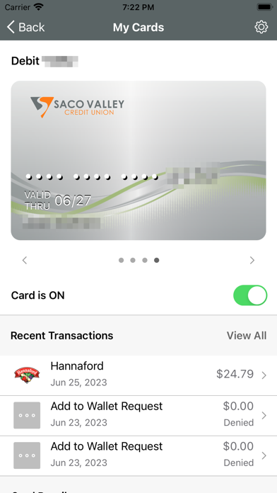 Saco Valley Credit Union Screenshot