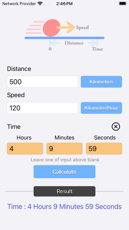 Speed Distance Time Calc - 1.2 - (iOS)