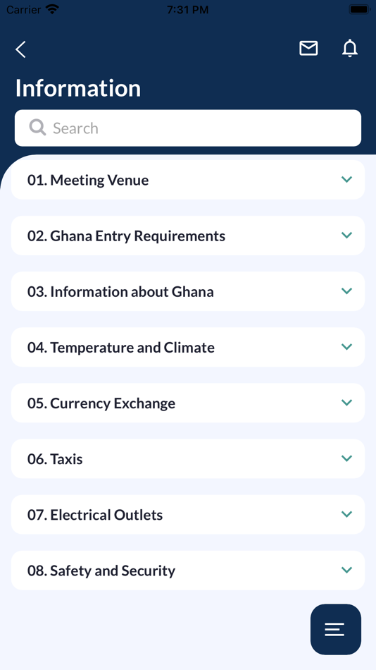 #2. AFROSAI-E events (iOS) 由: African Organisation of English Speaking Supreme Audit
