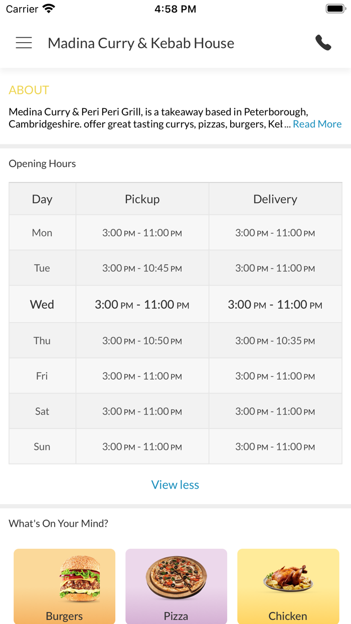 Madina Curry and Kebab House