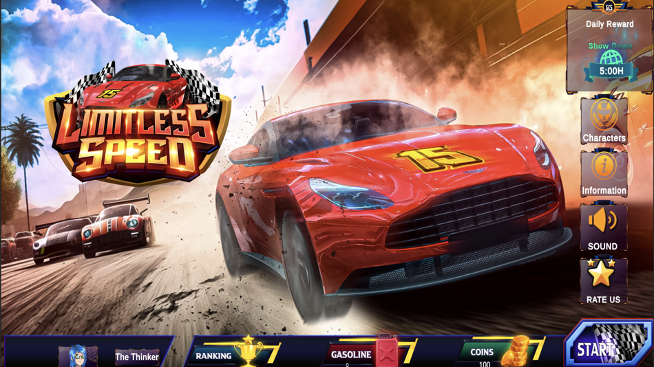 #1. Limitless Speed (iOS) 由: Game Creation Studio