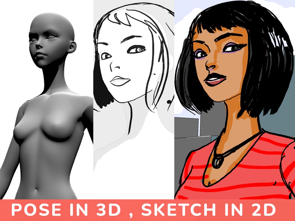 Easy Sketch Pose - 1.0 - (iOS)