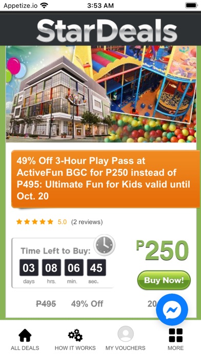 StarDeals Screenshot
