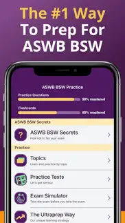 aswb bsw exam prep 2024 iphone screenshot 1