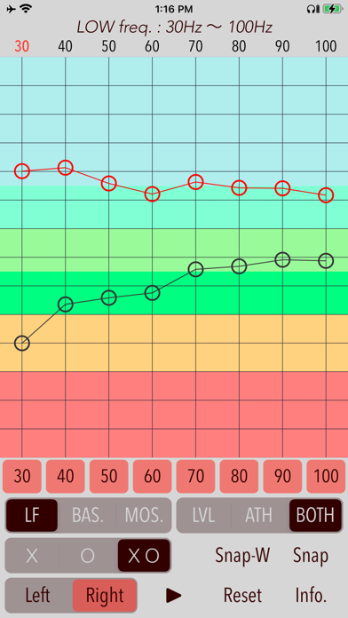 Hearing Analyzer Portrait Screenshot