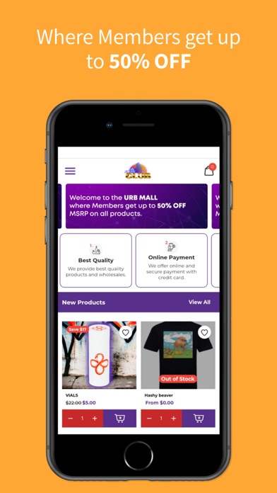 URB Mall - Customer Screenshot 1 - AppWisp.com