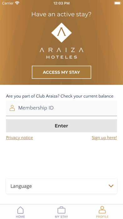 Araiza Hoteles Screenshot