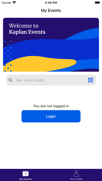 Kaplan Events Screenshot