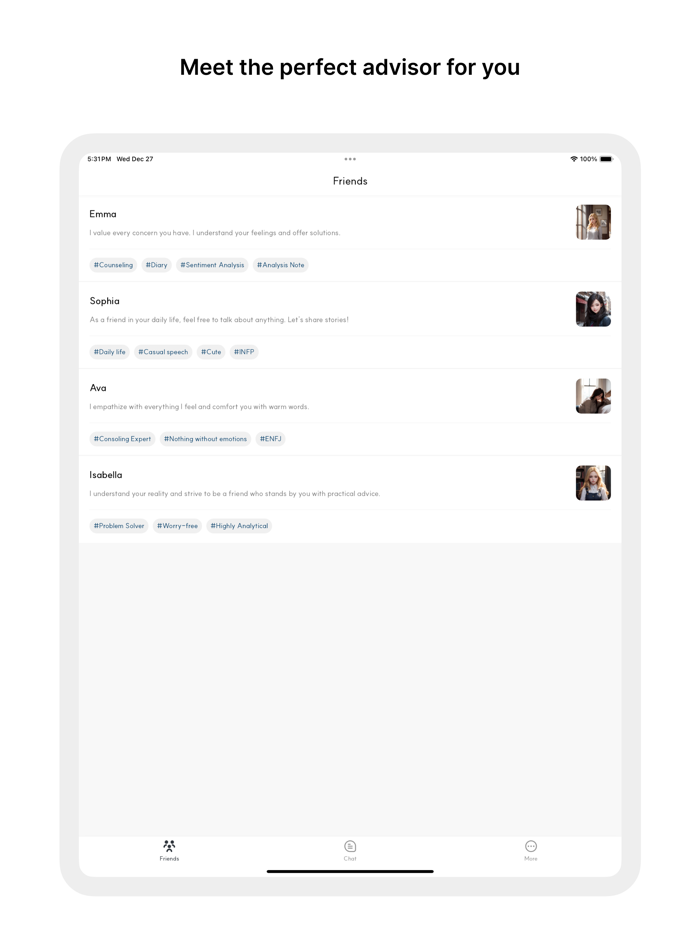 Emoji AI Chat Away Worries