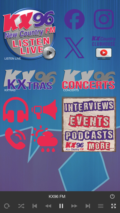KX96 FM Screenshot