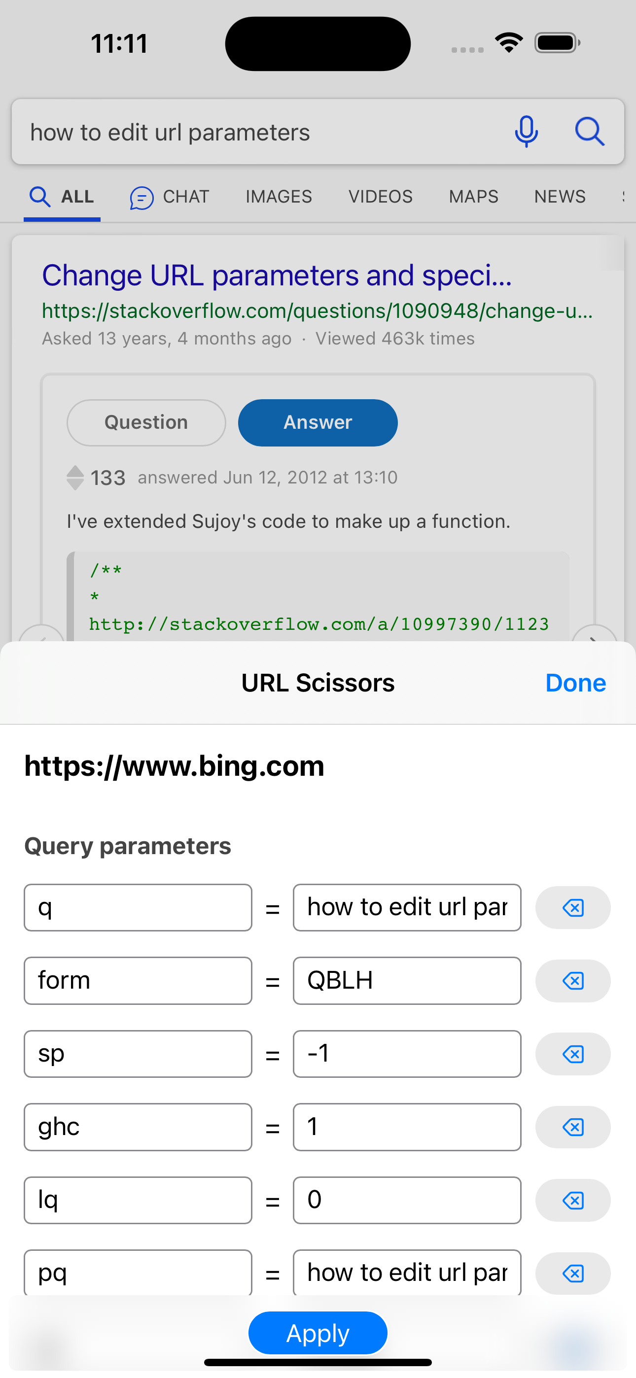 URL Scissors
