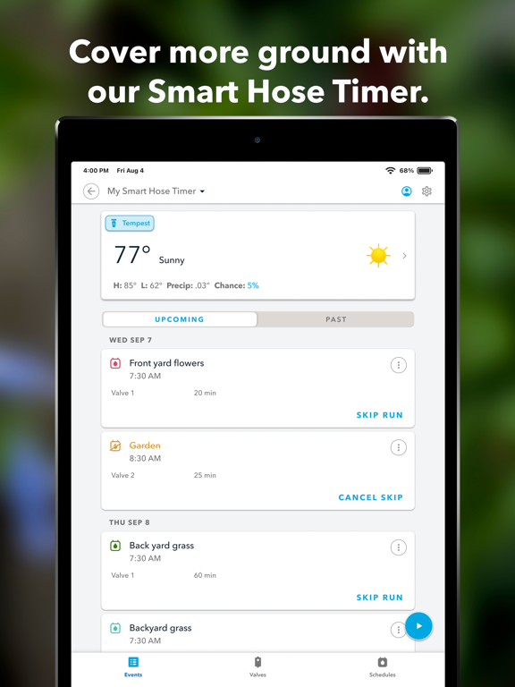 Rachio iPad screenshot 4 - Lifestyle app