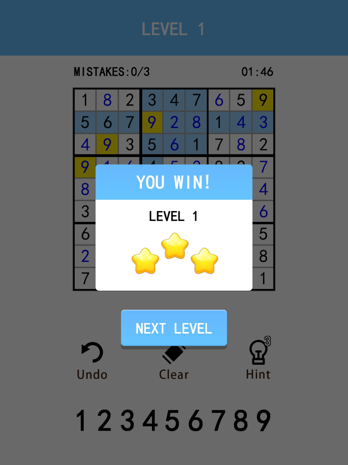 Sudoku Pure Version Brain Game
