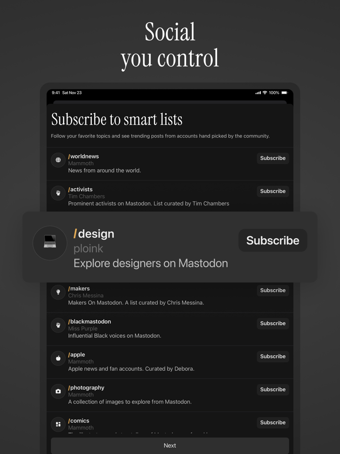 Mammoth for Mastodon