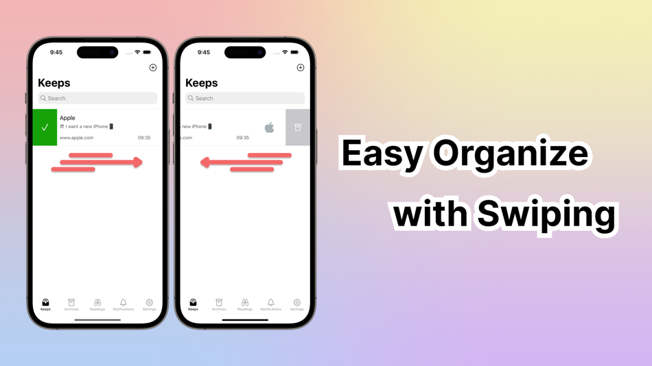 #5. Save "Read Later" - KeepLink (iOS) By: Ryutaro Okada