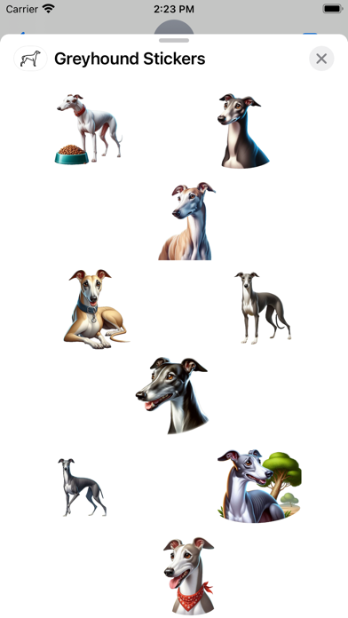 Screenshot #1 pour Greyhound Stickers