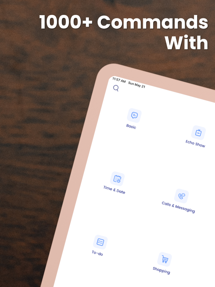 Setup and voice for Alexa app