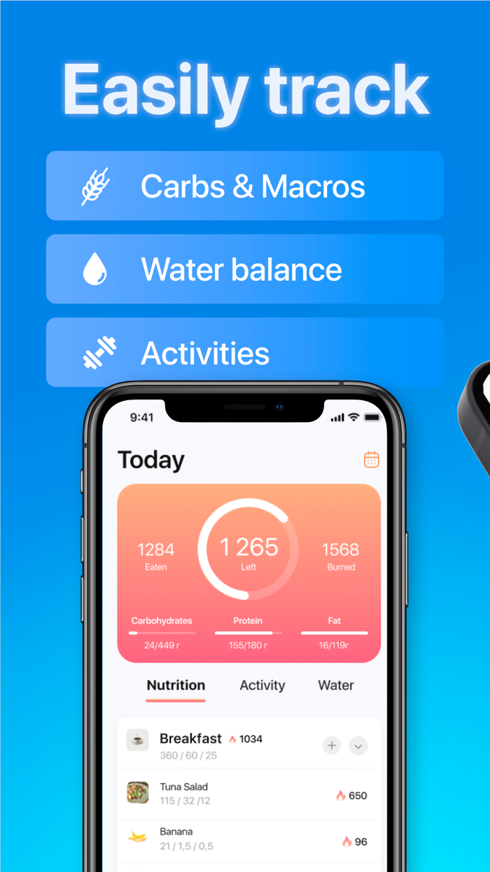 Keto diet app. Macro tracker